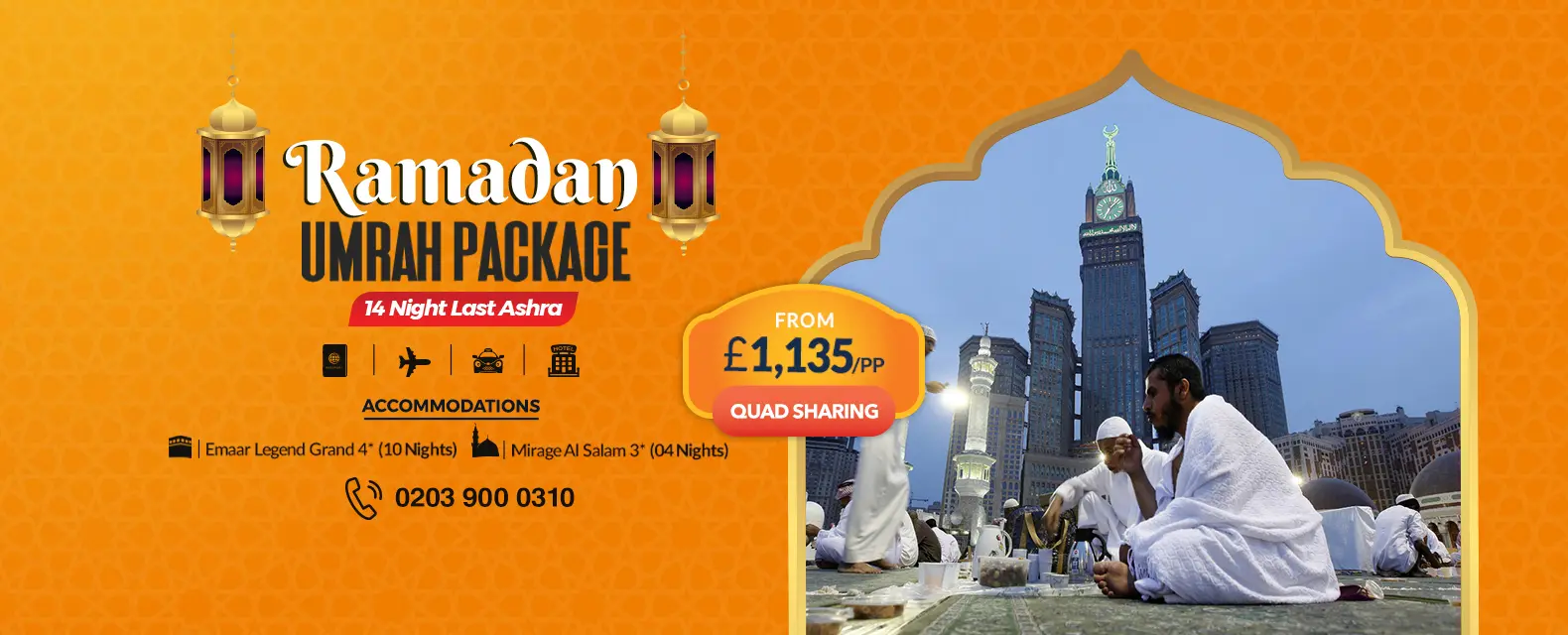 Get Last 10 days Ramadan Umrah Packages 2024